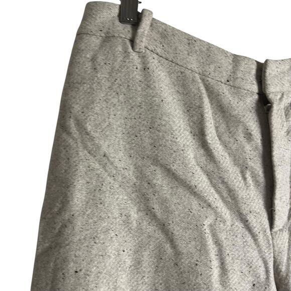 Linda Allard Ellen Tracy Gray Beige Wide Leg Wool Angora Trouser Pant Sz 8 - Picture 4 of 9